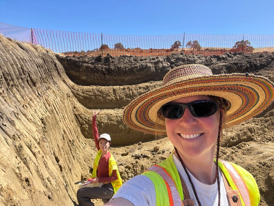 Research Team in a pit