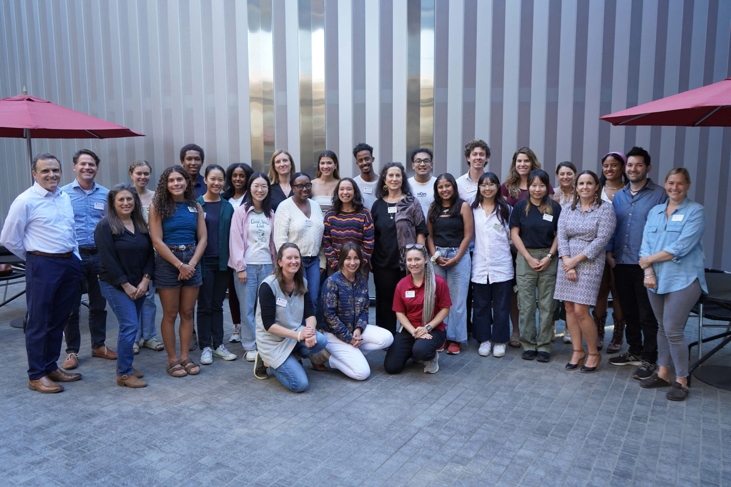 Group photo of Living Lab interns and fellows