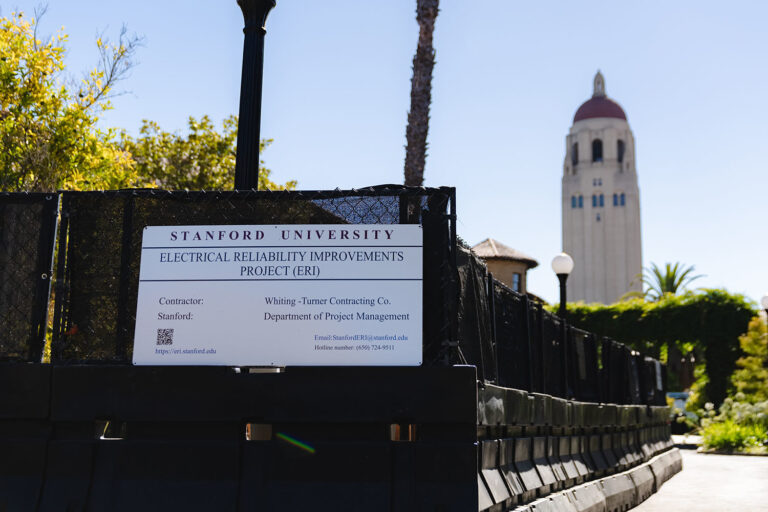Electrical Reliability Improvements project on Stanford campus