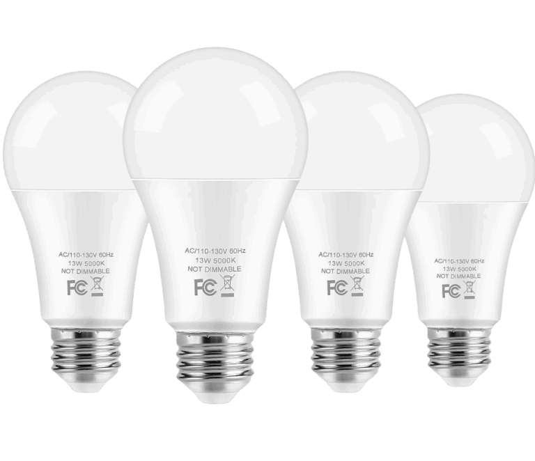 Four lightbulbs