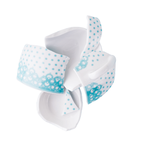 Broken ceramic mug