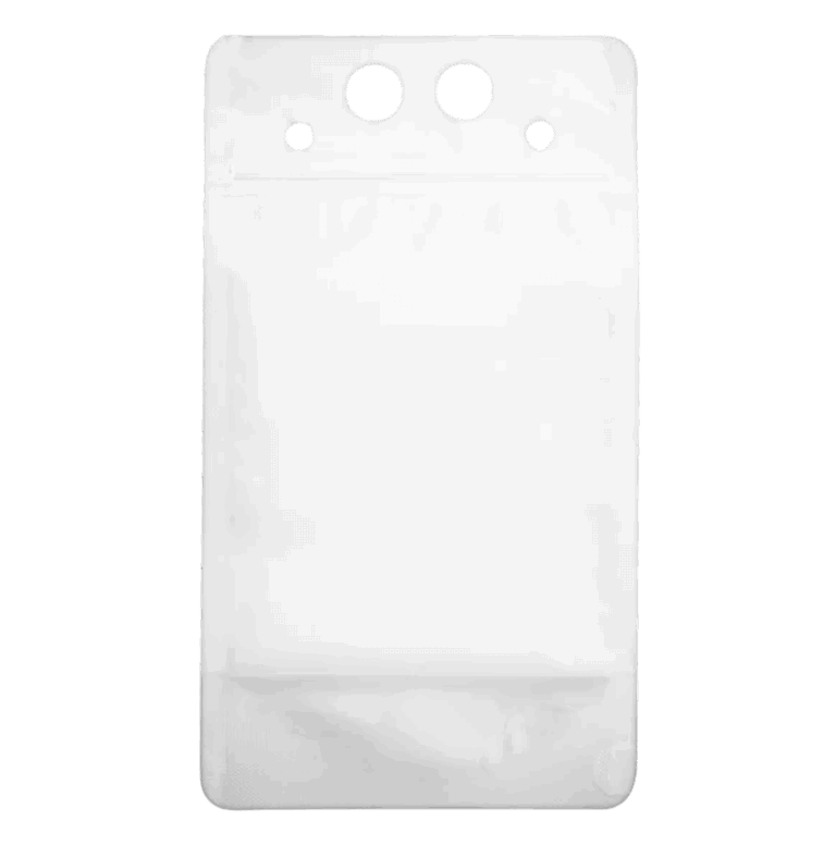 Clear plastic pouch