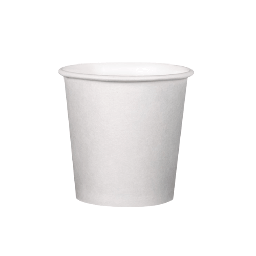 White paper cup