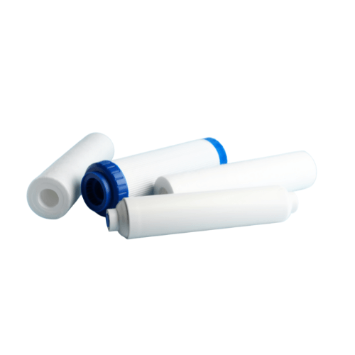 Four white water filters